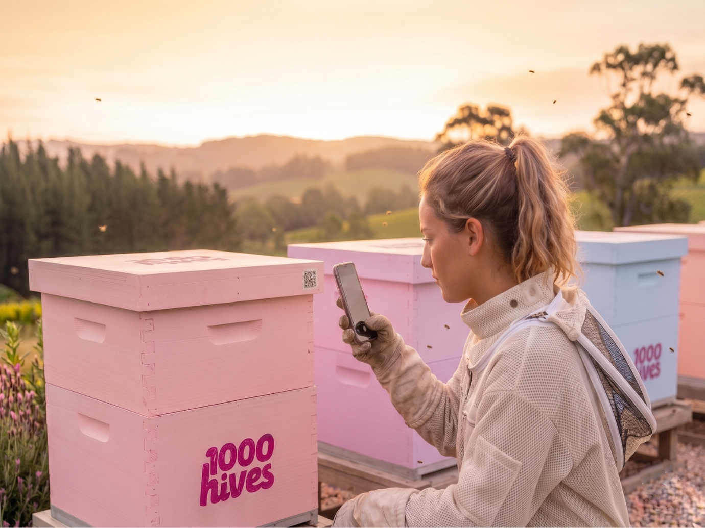 QR code hive tracking